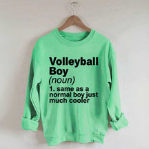 Volleyball Boy Definition Funny Sweatshirt