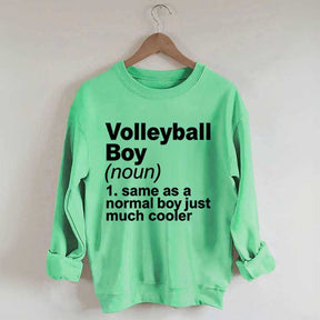 Volleyball Boy Definition Funny Sweatshirt