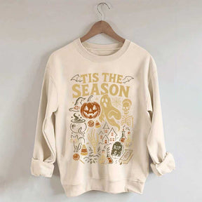 Tis' the Season Pumpkin Ghost Cute Sweatshirt