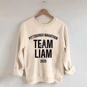 Custom Supporter Team Group Runner's Race Team Sweatshirt