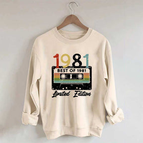 Audiotape And Letter Graphic Sweatshirt