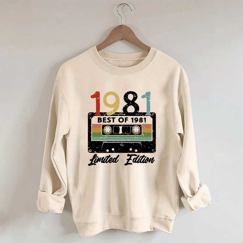 Audiotape And Letter Graphic Sweatshirt