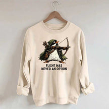 Tactical Penguin Flight Was Never An Option Sweatshirt