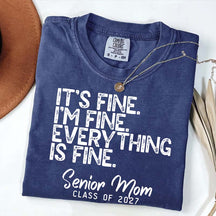 Senior Mom Class of 2027 T-Shirt
