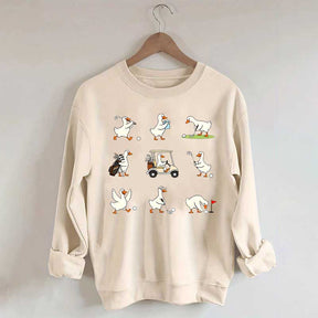 Funny Golf Goose Sweatshirt