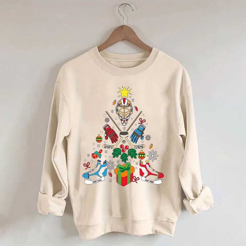 Sport Xmas Hockey Christmas Sweatshirt