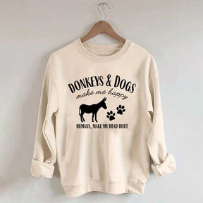 Donkey Owner Dog Sweatshirt