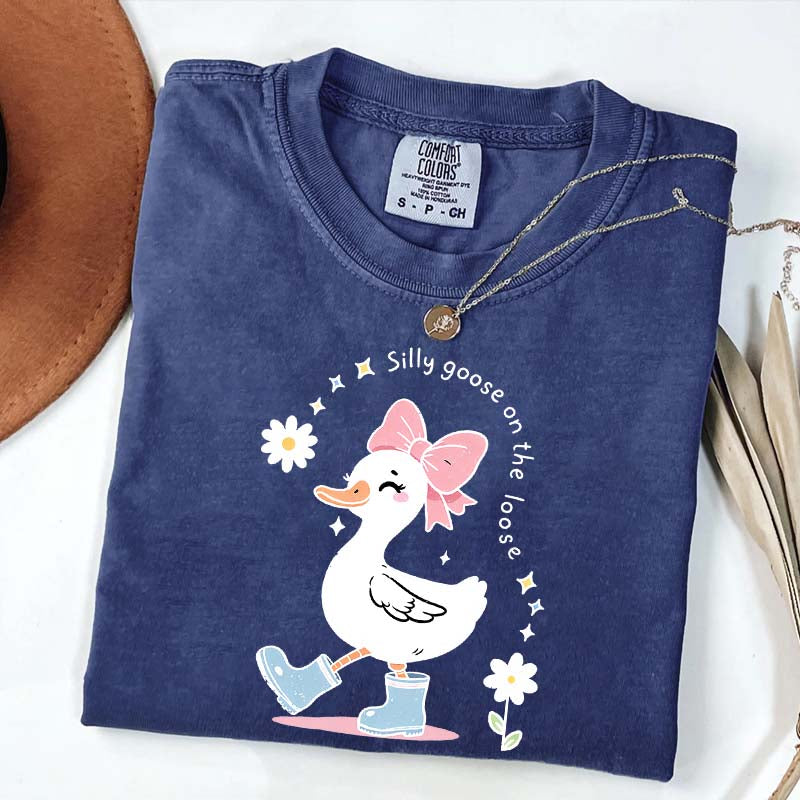 Silly Goose On The Loose Floral T-Shirt