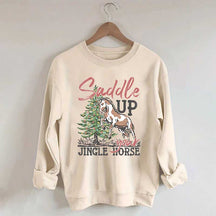 Saddle Up Your Jingle Horse Sweatshirt