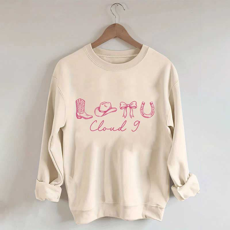 Cloud 9 Coquette Cowgirl Sweatshirt
