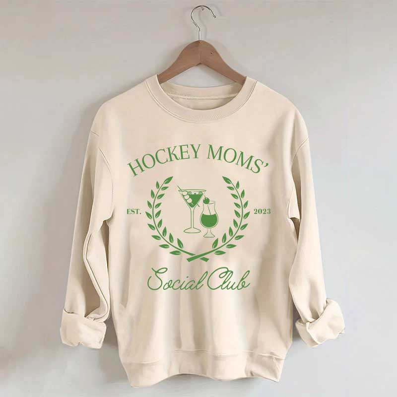 Personalized Hockey Moms Club Sweatshirt