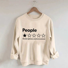 People One Star Review Sweatshirt