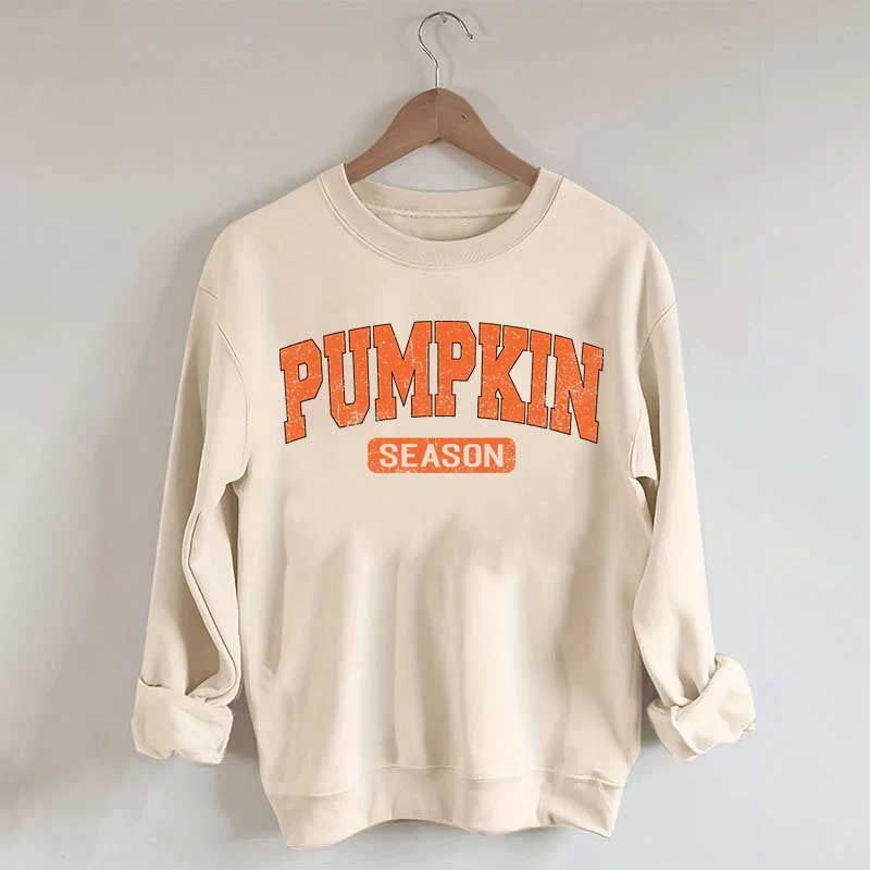 Retro Autumn Pumpkin Season Sweatshirt