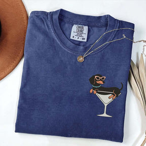 Weenies and Martinis Dachshund Weenie Tini T-Shirt