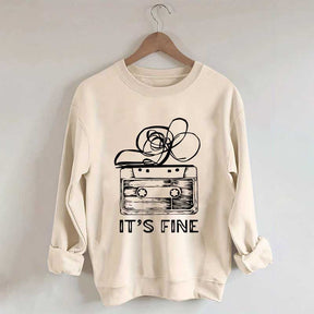 Retro Cassette Tape 90s Music Sweatshirt