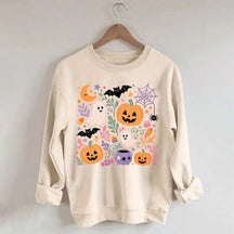 Floral Halloween Fall Spooky Season Sweatshirt