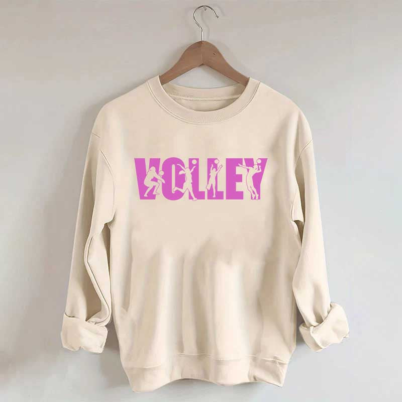Beach Volley Frauen Volleyball Sport Sweatshirt