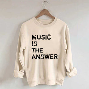 Retro Music is the Answer Sweatshirt