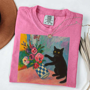 Comfort Colors Cat Artist T-Shirt