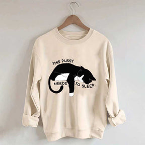 This Cat Needs To Sleep Sweatshirt