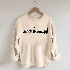 Cute Five Mood Cats Owner Sweatshirt