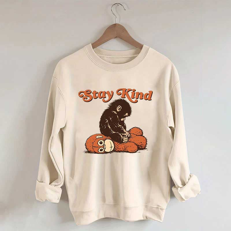 Punch Monkey Stay Kind Sweatshirt