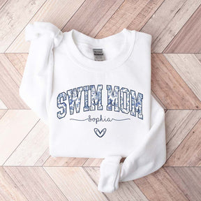 Custom Swim Mom Sweatshirt