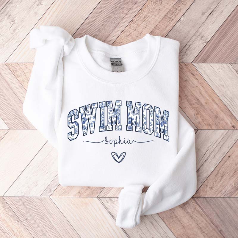 Custom Swim Mom Sweatshirt