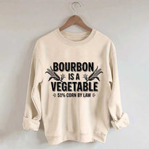 Funny Bourbon 51% Corn by Law Whiskey Sweatshirt