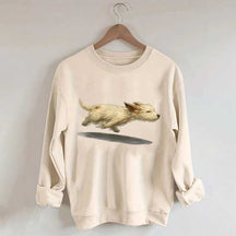 Cute Running Dog Sweatshirt