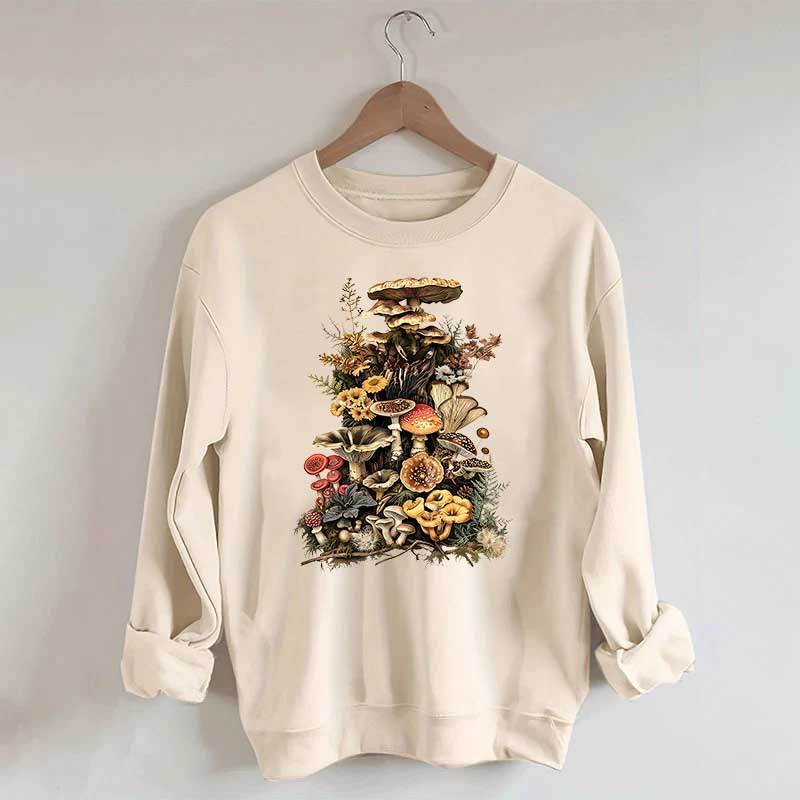 Retro Goblincore Mushroom Dark Cottagecore Sweatshirt