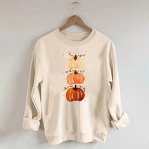 Watercolor Fall Pumpkin Harvest Sweatshirt