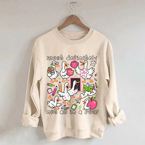 Goose Back to School Ducks In a Row Sweatshirt