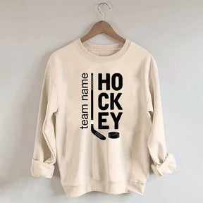 Personalized Hockey Mom Team Name Sweatshirt