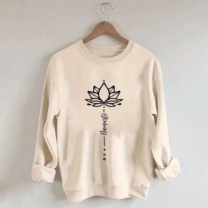 Namaste Floral Yoga Sweatshirt