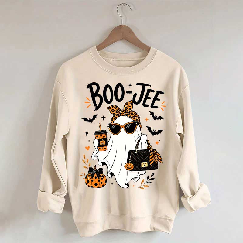Coquette Ghost Leopard Cute Sweatshirt