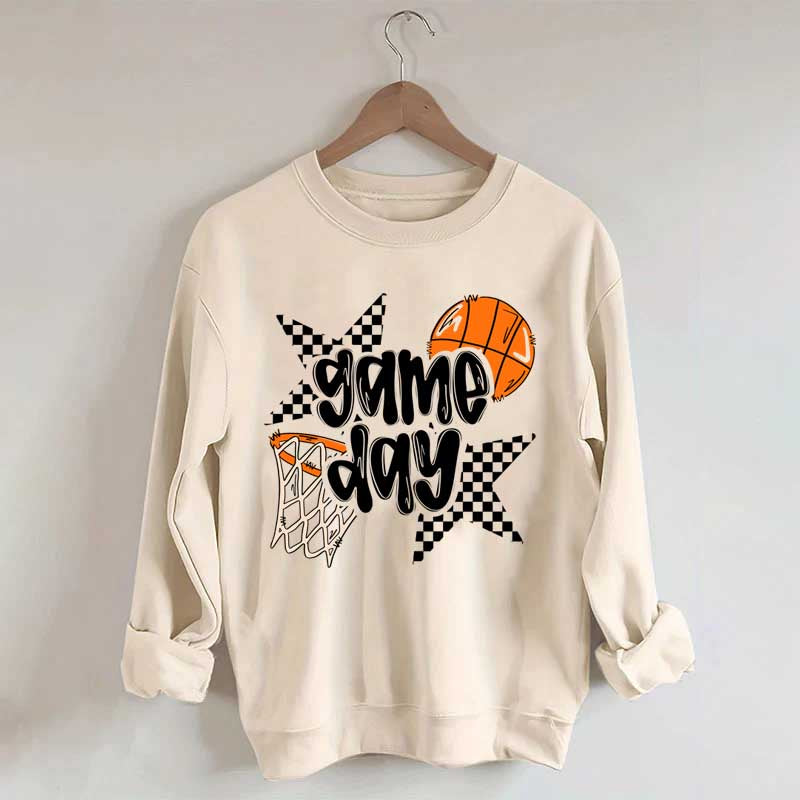 Game Day Basketball Go Team Sweatshirt