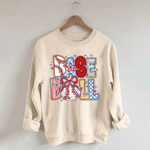 Baseball Coquette Bow Game Day Sweatshirt