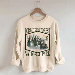 Retro Funny Forbidden Forest National Park Wizarding World Sweatshirt