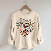 Leopard Heart Butterfly Sweatshirt