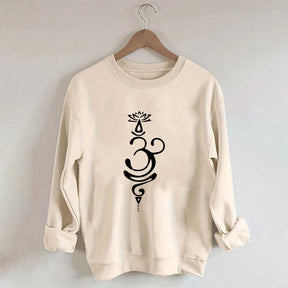 Breathe Symbol Yoga Sweatshirt
