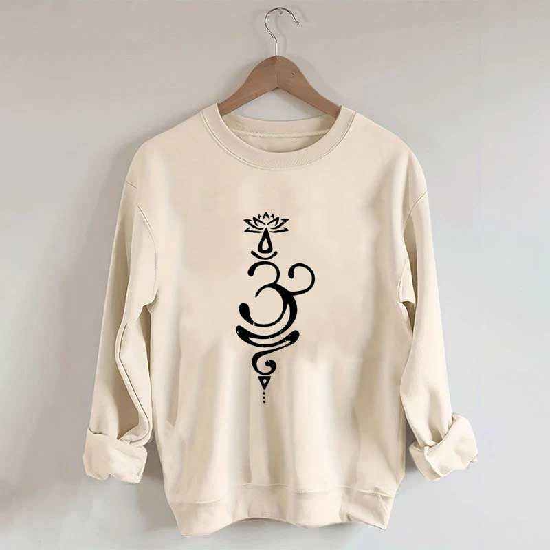 Breathe Symbol Yoga Sweatshirt