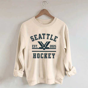 Retro Seattle Hockey Sweatshirt