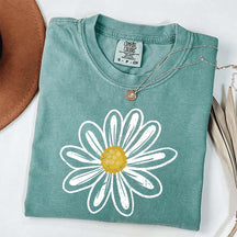 Daisy Flower Graphic Cute Summer T-Shirt