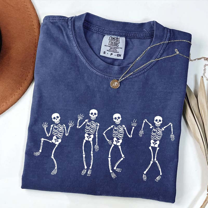 Comfort Colors Minimalist Dancing Skeleton T-Shirt