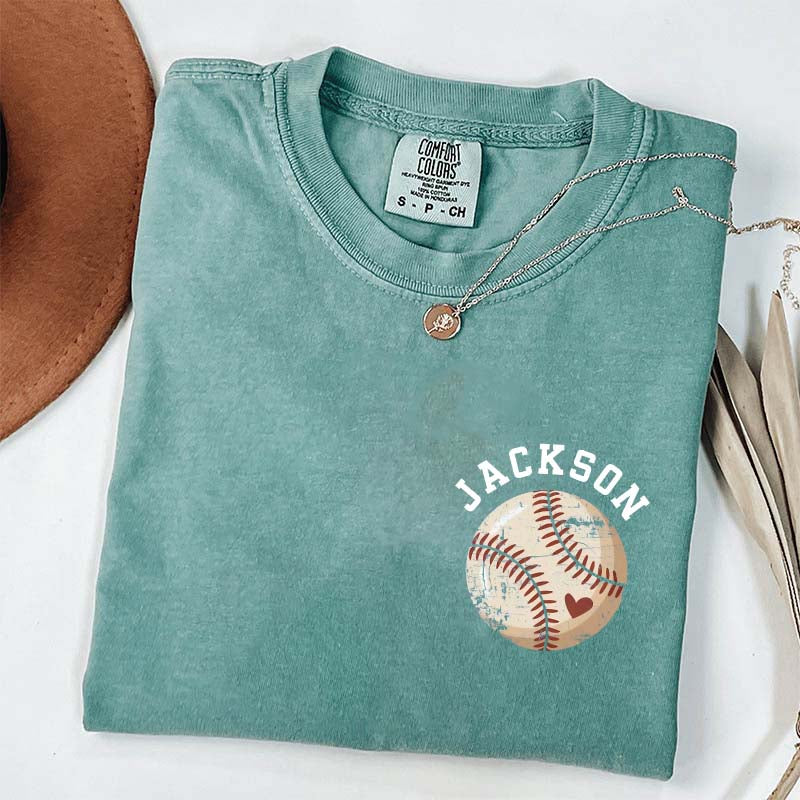 Custom Baseball Tball Mom T-Shirt