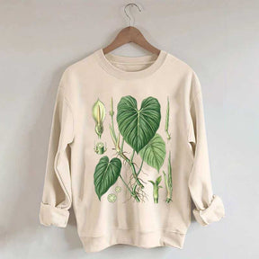 Philodendron Vintage Plant Anatomy Sweatshirt
