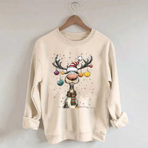 Cute Christmas Vintage Reindeer Sweatshirt