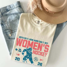 Hockey Lover Merch Feminist T-Shirt