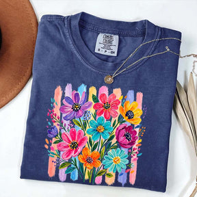 Comfort Colors Daisy Brushstroke Floral T-Shirt